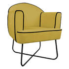 Kit 02 Poltronas Athena Base X Suede - Doce Sonho Móveis - Am