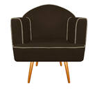 Kit 02 Poltronas Athena Pés Palito Corano - Doce Sonho Móveis