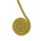 Kit 02 Poltronas Barcelona Linho Salmão Com Corda Náutica Cha