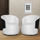 Kit 02 Poltronas Beatriz Orgânico Tecido Veludo Com Composê E