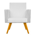 Kit 02 Poltronas Beatriz Pés Palitos Mel Corano - Amarena Móv