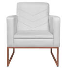 Kit 02 Poltronas Bella Base De Ferro Bronze Corano - Amarena