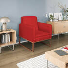 Kit 02 Poltronas Bella Base De Ferro Bronze Corano - Amarena