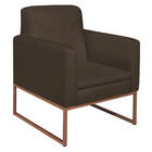 Kit 02 Poltronas Bella Base De Ferro Bronze Corano - Doce Son