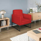 Kit 02 Poltronas Bella Base De Ferro Preta Corano - Doce Sonh