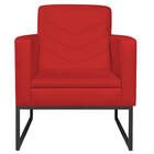 Kit 02 Poltronas Bella Base De Ferro Preta Corano - Doce Sonh