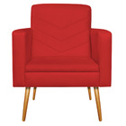 Kit 02 Poltronas Bella Pés Palito Mel Corano - Amarena Móveis