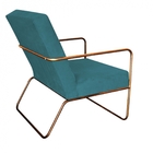 Kit 02 Poltronas Cadeira Malta Decorativa Sala Aramado Bronze