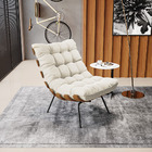 Kit 02 Poltronas Costela Veludo Base Metálica Preto M11- D'ro