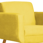 Kit 02 Poltronas Cristal Requinte Suede Cores - Ds Estofados