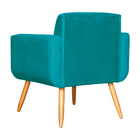 Kit 02 Poltronas Cristal Requinte Suede Cores - Ds Estofados