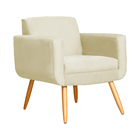 Kit 02 Poltronas Cristal Requinte Suede Cores - Ds Estofados