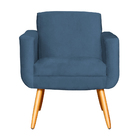 Kit 02 Poltronas Cristal Requinte Suede Cores - Ds Estofados