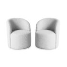 Kit 02 Poltronas Curva Orgânica Nature Gaia Boucle - Montanar