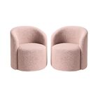 Kit 02 Poltronas Curva Orgânica Nature Gaia Boucle - Montanar