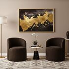 Kit 02 Poltronas Curva Orgânica Nature Gaia Suede Marrom - Mo