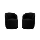 Kit 02 Poltronas Curva Orgânica Nature Gaia Suede - Montanari