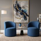 Kit 02 Poltronas Curva Orgânica Nature Gaia Suede - Montanari