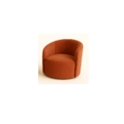 Kit 02 Poltronas Curva Orgânica Nature Gaia Suede Terracota -