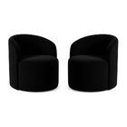 Kit 02 Poltronas Curva Orgânica Nature Gaia Veludo - Montanar