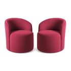 Kit 02 Poltronas Curva Orgânica Nature Gaia Veludo - Montanar