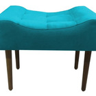 Kit 02 Poltronas Dália E 01 Puff Retangular Decorativos Para