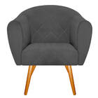 Kit 02 Poltronas Dandara Pés Palito Corano - Doce Sonho Móvei