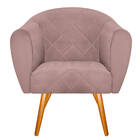 Kit 02 Poltronas Dandara Pés Palito Linho - Amarena Móveis -