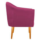 Kit 02 Poltronas Dandara Pés Palito Suede - Amarena Móveis -