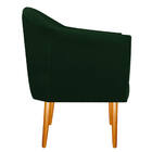 Kit 02 Poltronas Dandara Pés Palito Suede - Doce Sonho Móveis