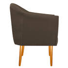 Kit 02 Poltronas Dandara Pés Palito Suede - Doce Sonho Móveis