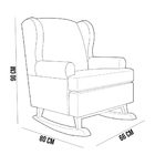 Kit 02 Poltronas De Amamentação Com Balanço Malu Base De Made