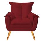 Kit 02 Poltronas De Amamentação Paris - Suede Vermelho