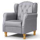 Kit 02 Poltronas De Amamentação Pés Madeira Lucy P04 Sintétic