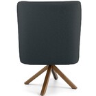 Kit 02 Poltronas Decorativa Base Giratória Madeira Pérsia D02