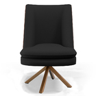 Kit 02 Poltronas Decorativa Base Giratória Pérsia D02 Veludo