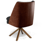 Kit 02 Poltronas Decorativa Base Giratória Pérsia D02 Veludo