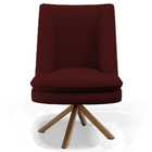 Kit 02 Poltronas Decorativa Base Giratória Pérsia D02 Veludo