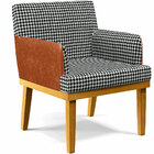 Kit 02 Poltronas Decorativa Base Mel Beatriz W01 Suede Pied P