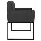 Kit 02 Poltronas Decorativa Bellinha Base De Ferro Preto Linh