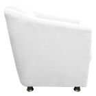 Kit 02 Poltronas Decorativa Bia Corano Branco