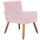 Kit 02 Poltronas Decorativa Camila Suede Várias Cores - Ds Es