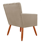 Kit 02 Poltronas Decorativa Cecília Suede Cores Variadas -  D