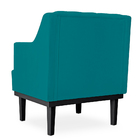 Kit 02 Poltronas Decorativa Clássica Base Em Madeira Suede Co