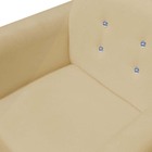 Kit 02 Poltronas Decorativa Duda C/strass Suede Bege - D'clas