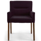 Kit 02 Poltronas Decorativa Fixa Base De Madeira Angel D02 Ve