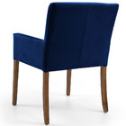 Kit 02 Poltronas Decorativa Fixa Base De Madeira Angel D02 Ve