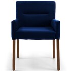 Kit 02 Poltronas Decorativa Fixa Base De Madeira Angel D02 Ve