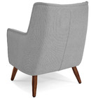 Kit 02 Poltronas Decorativa Fixa Pés De Madeira Isabella D02