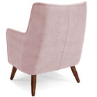 Kit 02 Poltronas Decorativa Fixa Pés De Madeira Isabella D02